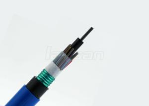 China 2 - 288 Core Armored Optical Cable , GYTA53 OS2 PE Jacket Loose Tube Fiber Cable factory