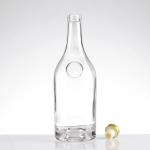 Empty Square Glass Bottle 500ml for Top-shelf Whiskey and Vodka