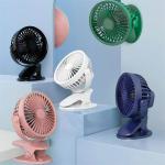 Oscillating Rechargeable Clip Fan 3 Blade 6 Inch Clip On Fan