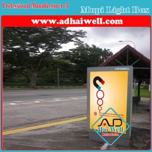 China Bus Stop Shelter Lateral Mupi Light Box on sale