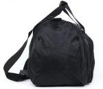 Customized Portable Black Duffel Bags Luggage Fashionable 600D Polyester