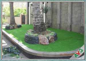 China 35 MM Pile Height Garden Artificial Grass / Synthetic Grass PP + Fleece Backing factory