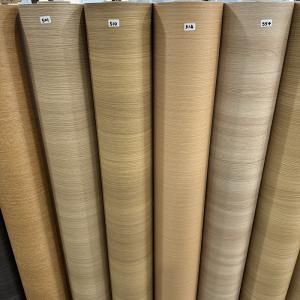 China 0.35mm Thick Self Adhesive PVC Film with Wood Grain Surface Finish factory