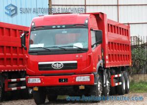 China FAW Jiefang 4 Axles Garbage Container Truck 50000kgs 60000kgs Dump 8X4 Drive factory
