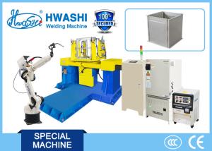 China Steel Cabinet Case Industrial Welding Robots With Panasonic TIG / MIG Welder factory