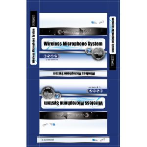 LS-6045 Professional 4 channels UHF wireless microphone system with LCD