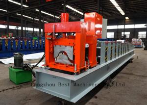 China Aluminum Glazed House Ridge Cap Forming Machine For Roof Building factory