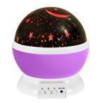 Indoor Purple 130*145mm LED Projector Night Light 600g For Children Sleep