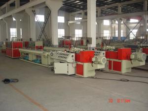 China Garden PVC Tube Making Machine Double Screw PVC Fiber Reinforced Hose Extrusion Line factory