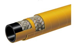 China 600PSI Steel Braided Air Hose , 3'' Oil Resistant Air Hose factory