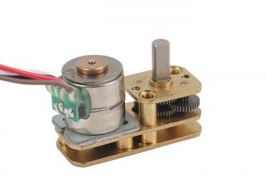 China 10mm worm Mini Geared Stepper Motor 5V Horizontal Right Angle 2 Phase on sale