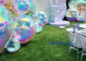 China 80CM Wedding Party Stage Decoration PVC Inflatable Beach Ball Advertising inflatable Mirror Ball factory