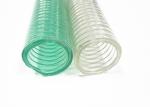 Flexible PVC Steel Wire Hose , Reinforced Spiral High Pressure Suction Hose
