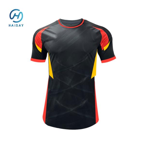 Short Sleeve Team Football Jersey Soccer Wear With Maximum Wear Comfort Fabric