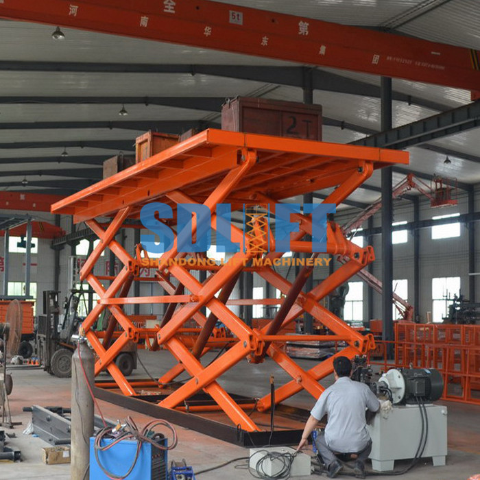 8000kgs Load Heavy Duty Custom Scissor Lift Table CE Approval