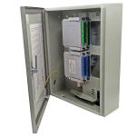 2 Pcs 1X16 PLC Splitter Fiber Optic Distribution Box , Metal Optical Fiber