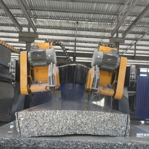 China Four-Blade Arc-Slab Edge Cutting Machine with 0-60° Adjustable Angle and 1 Year Warranty for High-Precision Stone Edge Trimming factory