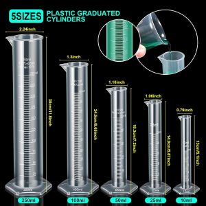 Plastic Graduated Cylinders& Plastic Beakers, Plastic Graduated Cylinders 10ml