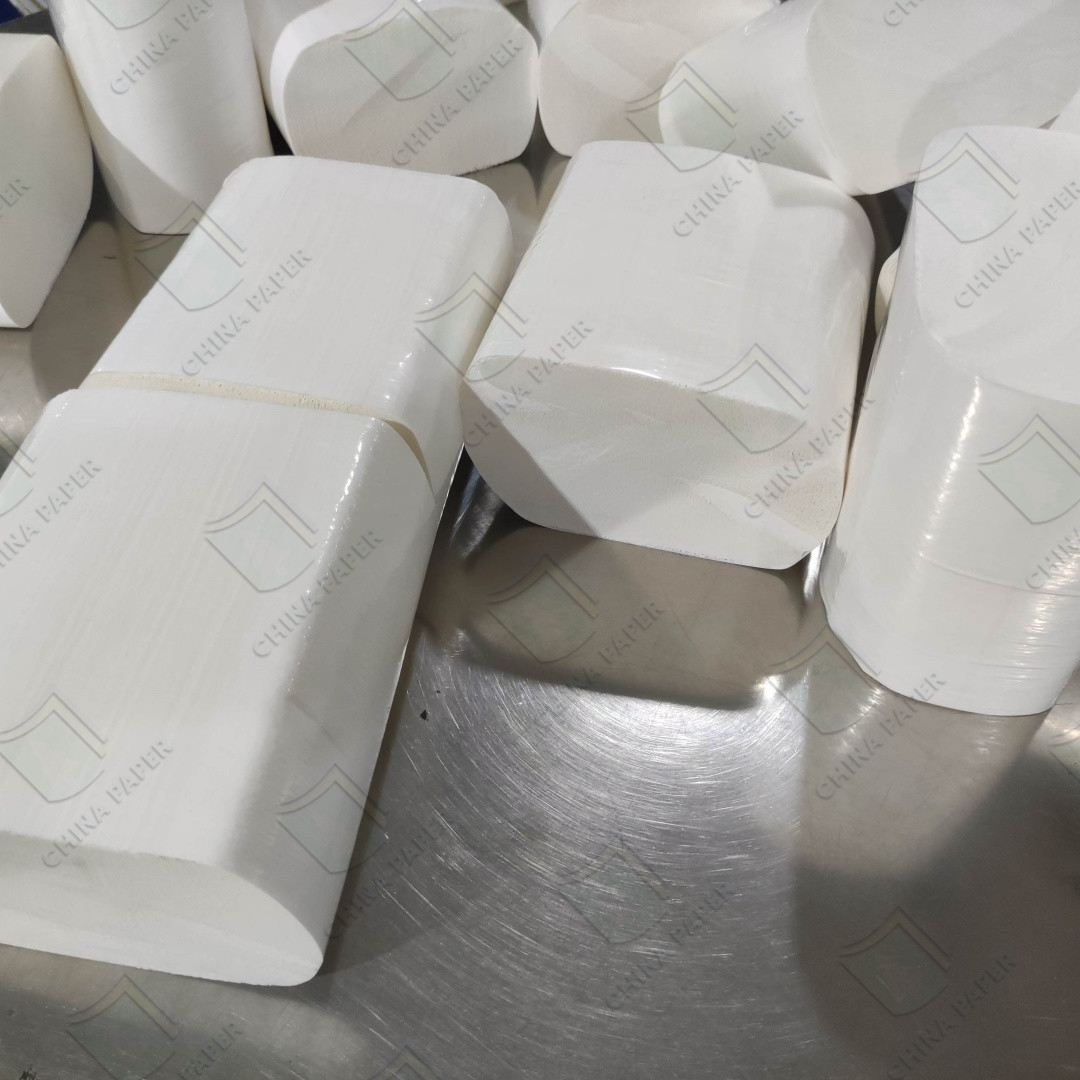Many Packing Way Hand Towl Paper Napkin Super Absorbent White Brown Napkin Paper