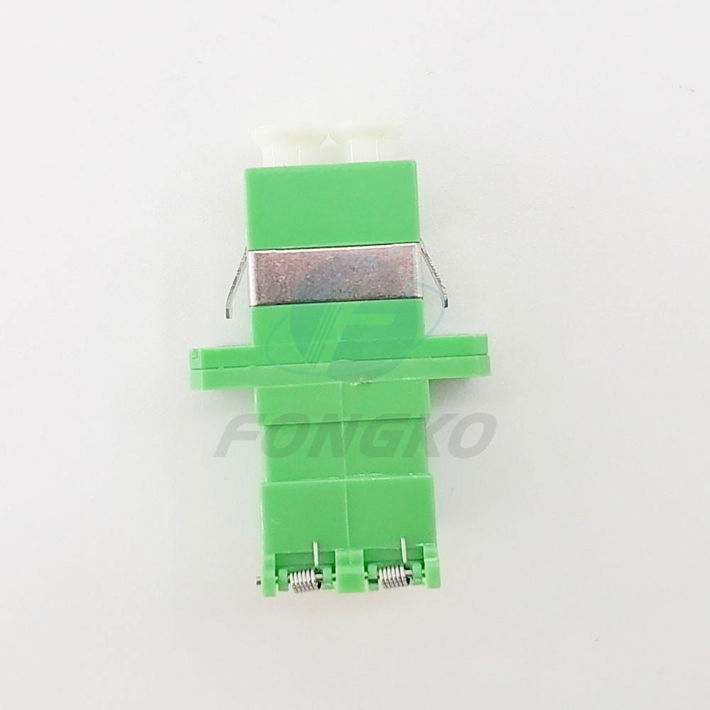 APC Lc Coupler Adapter Fiber Optic Fiber Lc Duplex Connector