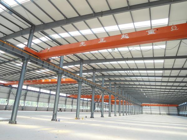 Industrial Metal Construction Building Pre Engineered Crane Supporting Steel