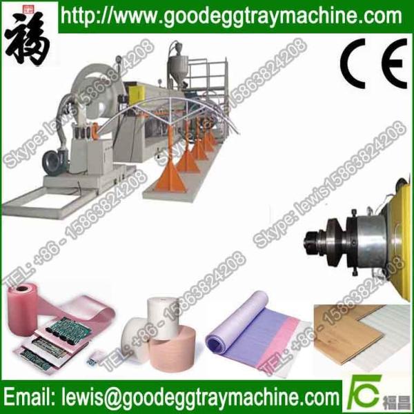 China New technology EPE non-crosslinked Foam Sheet Extrusion Line factory