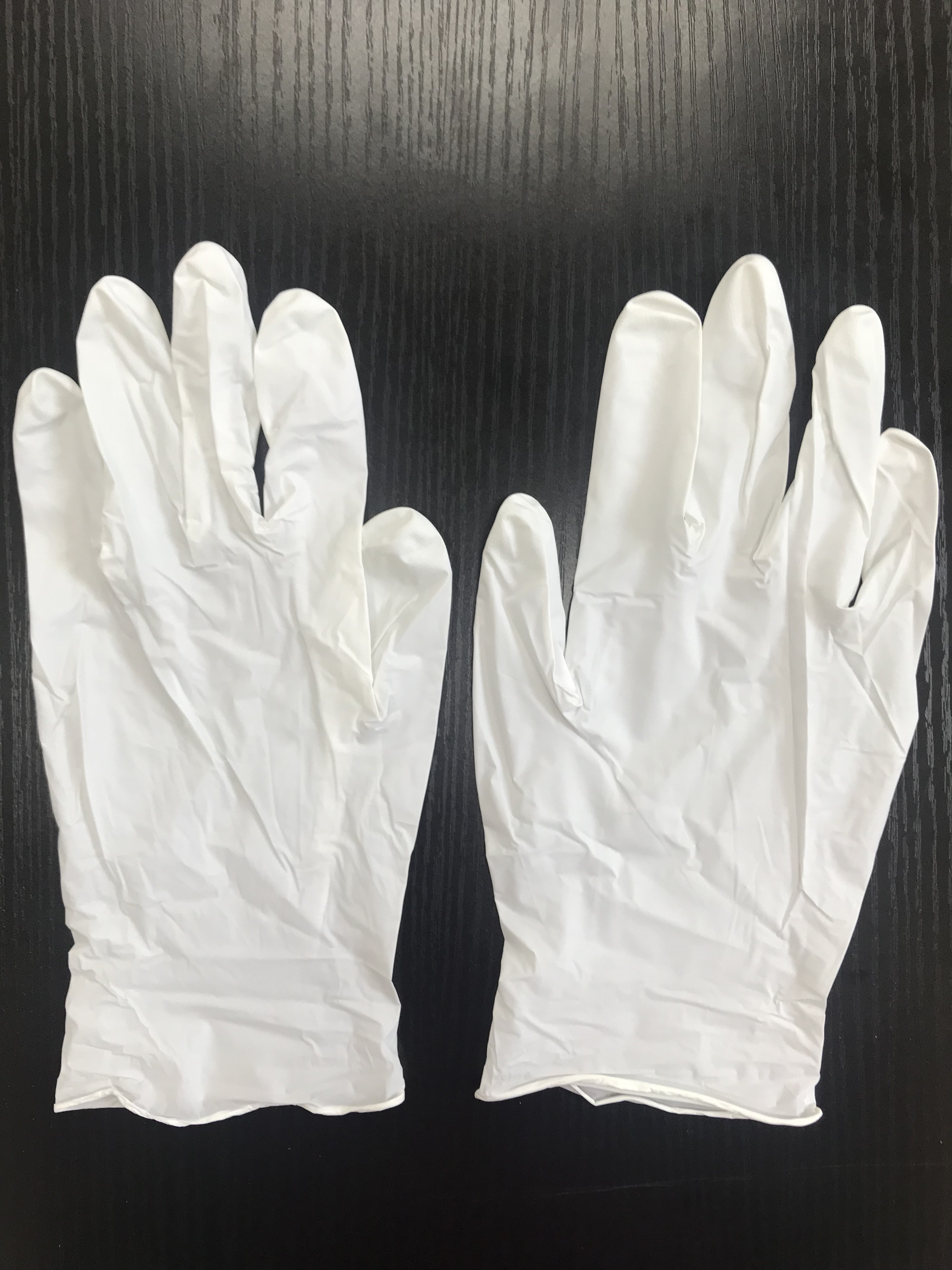 Latex Free Non Sterile White Nitrile Powder Free Gloves Durable For Mechanic