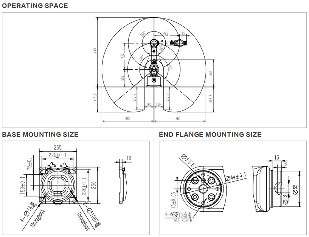 Desktop Robot In Handling Operations For PCB 3C Plastic Metal Parts And Other Industries ER10-3-900