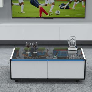 Metal Type Iron Modern Smart Coffee Table for Babies and Kids in Living Room