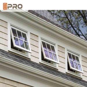 China Unique Chain Winder Aluminium Awning Windows For Kitchen / Bedroom Aluminum top hung awning window top awning window factory
