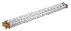 China 1.3M ATEX Two Toughened Glass Tube Ceiling Explosion Proof LED Light 20w 40w factory