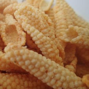 China Cereal Fried Rice Crackers Golden Squid Rolls Puffed Party Leisure factory