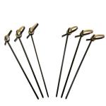 Multicolor Party Bamboo Knot Picks , Nontoxic Bamboo Toothpicks With Knot