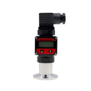 China DIN43650 Sanitary Piezoresistive Pressure Transmitter Clamp Type factory