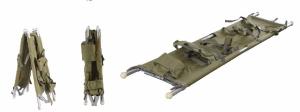 China Aluminum Alloy Folding Medical Stretcher 200 X 46 X 16cm For Ambulance 9 Kg factory