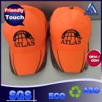 Orange Cotton Unisex Baseball Caps Fitted Flashing Camouflage Patterns Available