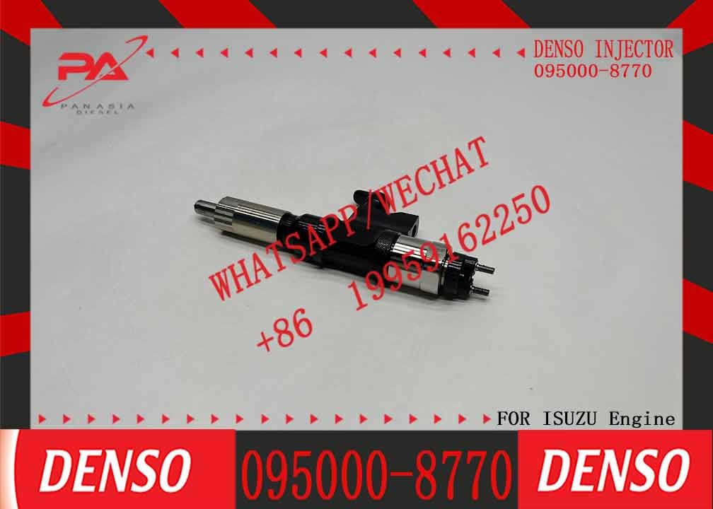 Genuine Diesel Common rail fuel injector 095000-8770, 095000-8771, 095000-8100, VG1038080007, VG1096080010
