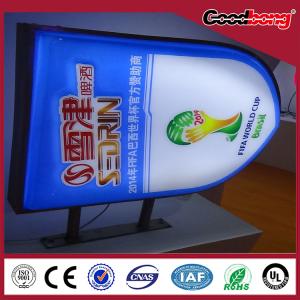 China hot sales illuminated advertising acrylic beer light box factory