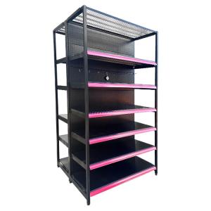 China 4-post four column shelving customized Innovative Product Best Selling For Grocery Store Shelves supermarket shelves gondola d factory