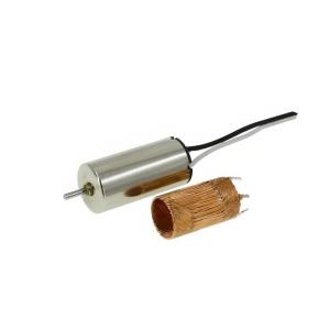 China 8mm Brushed Coreless DC Motor Carbon 0.3mNm 8620rpm 2.4V Fatigue Resistant factory
