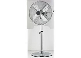 China Plastic 4 Blade 16 Quiet Pedestal Fan Retro Classic For Home Chrome Color factory