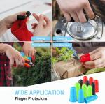 Rubber Fingers Covers, Silicone Finger Protector Sleeve Tips Guard Fingertip