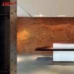 Custom Plexiglass Hotel Reception Resin Glass Front Reception