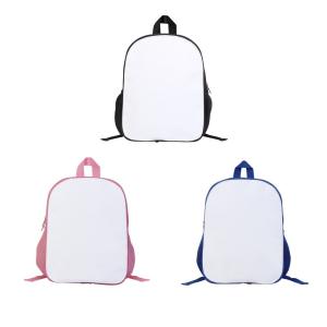 China Sublimation School Bag For Kids With Detachable Printing Part Personalized Creative DIY Bags Blank Backpack factory