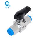 3000PSI Threaded Stainless Steel Ball Valve 1/4" NPT AFK SUS316 Two Way