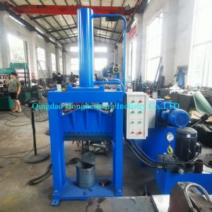 Single And Twin Blade Vertical Rubber Bale Cutter