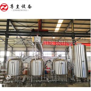 China Stainless Steel Electric Beer Brewing System , 1000L Small Batch Brewing System factory