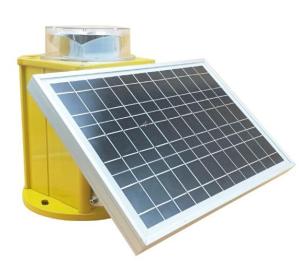 China ICAO solar medium intensity light, tower waring light, solar l864 light, chimney warning light factory