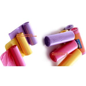 Car Garbage bags on roll, Colored Dustbin Bin Liners, Trash Bag Roll, Garbage