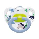 55mm X 38mm Pacifier While Sleeping Newborn , 4 Holes Natural Baby Dummy